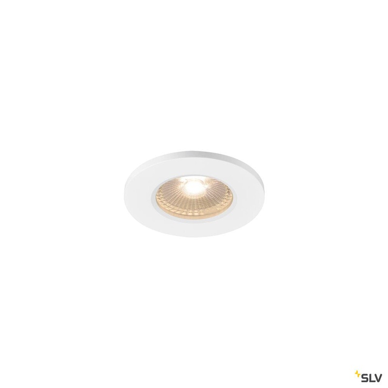 KAMUELA, fire protection recessed ceiling light, LED, 3000K, white, 38, dimmable, IP65