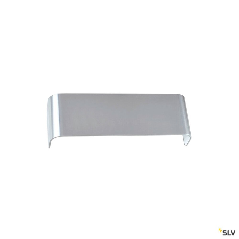 MANA, lamp shade, aluminium, polished aluminium, L/H/T 29/9,5/7 cm