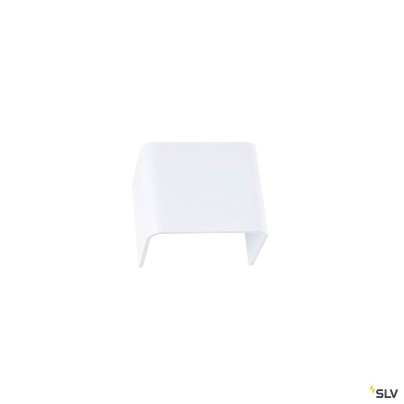 MANA, lamp shade, aluminium, white, L/H/T 12/10/9 cm