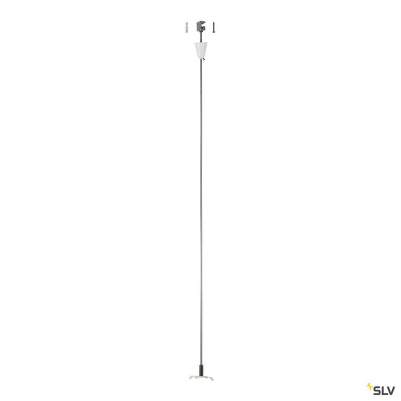 PENDANT SUSPENSION, for S-TRACK 240V 3-circuit surface-mounted track, traffic white, with rod