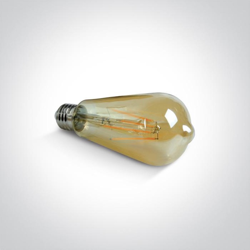 RETRO LED 7W AMBER E27 230V DIMMABLE