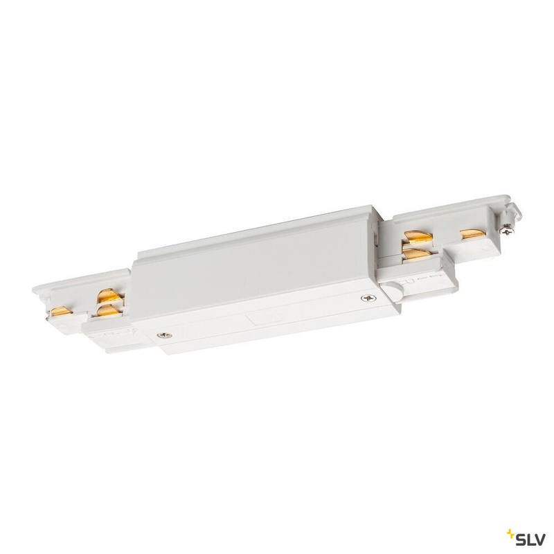 S-TRACK DALI connector, with feed-in capability, white
