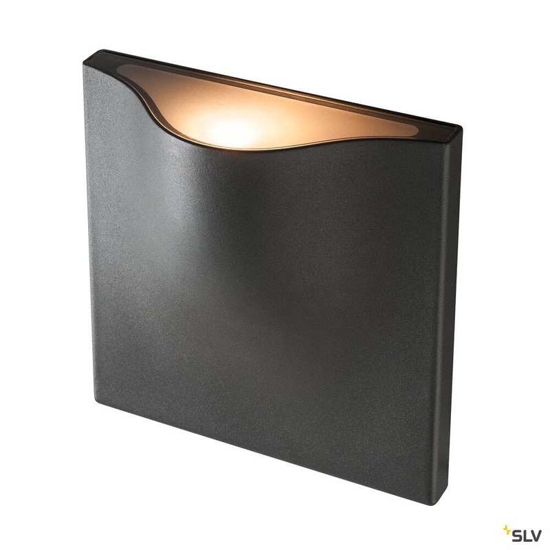 VILUA L WL Outdoor recessed wall light, anthracite, 3000K IP54 100 810lm