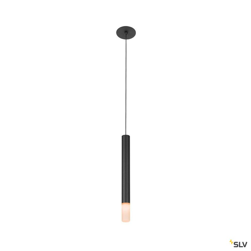 HELIA AMBIENT 35, indoor LED pendant black flat canopy