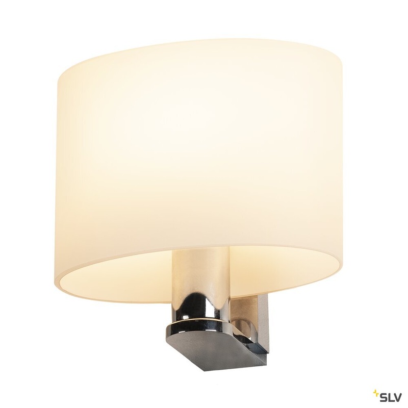 KENKUA E27, Indoor LED recessed wall light, chrome