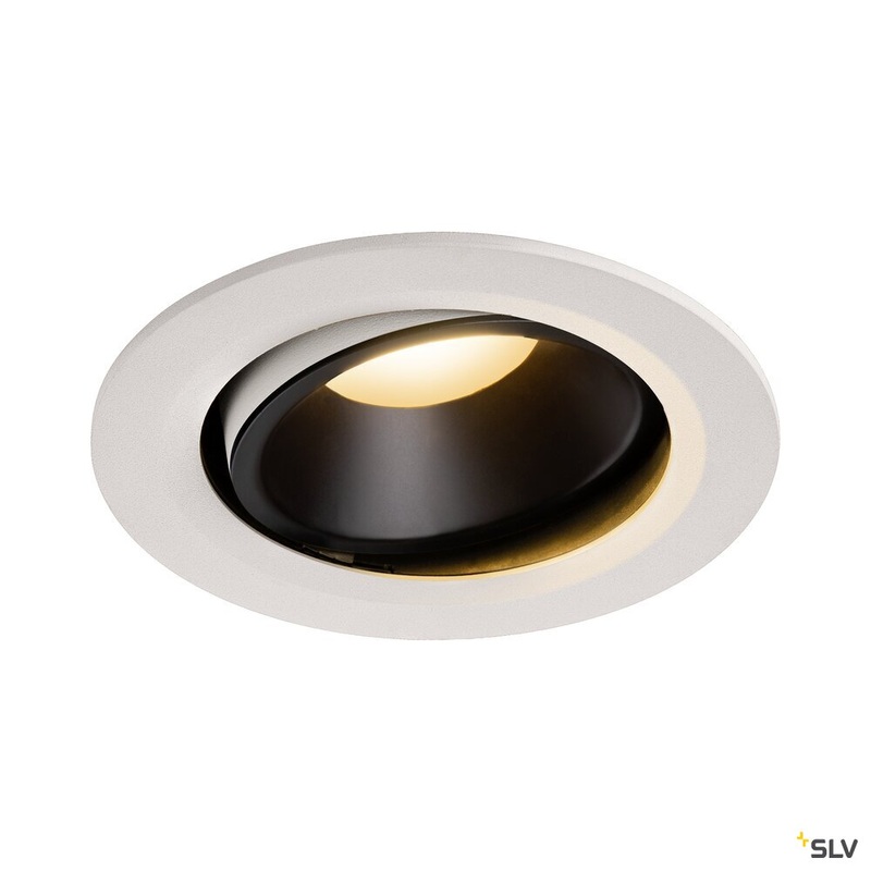 NUMINOS MOVE DL L, Indoor LED recessed ceiling light white/black 2700K 20 rotating and pivoting