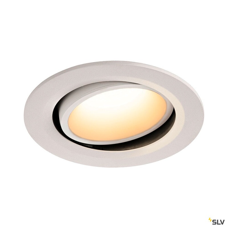 NUMINOS MOVE DL L, Indoor LED recessed ceiling light white/white 3000K 20 rotating and pivoting