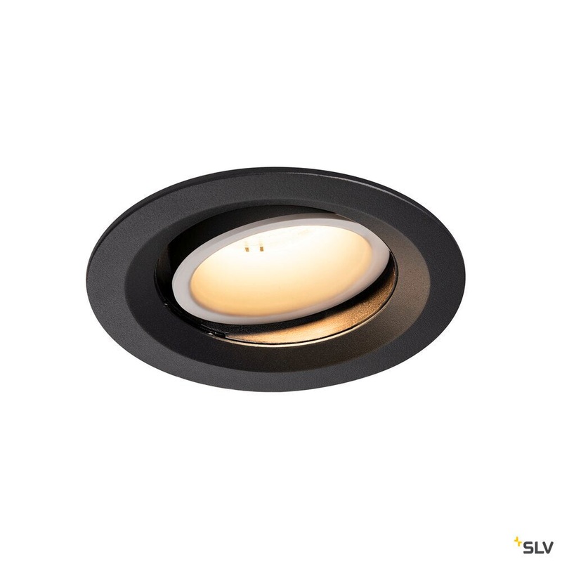 NUMINOS MOVE DL M, Indoor LED recessed ceiling light black/white 3000K 20 rotating and pivoting