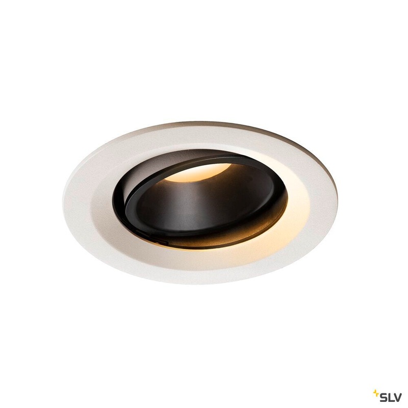 NUMINOS MOVE DL M, Indoor LED recessed ceiling light white/black 2700K 20 rotating and pivoting