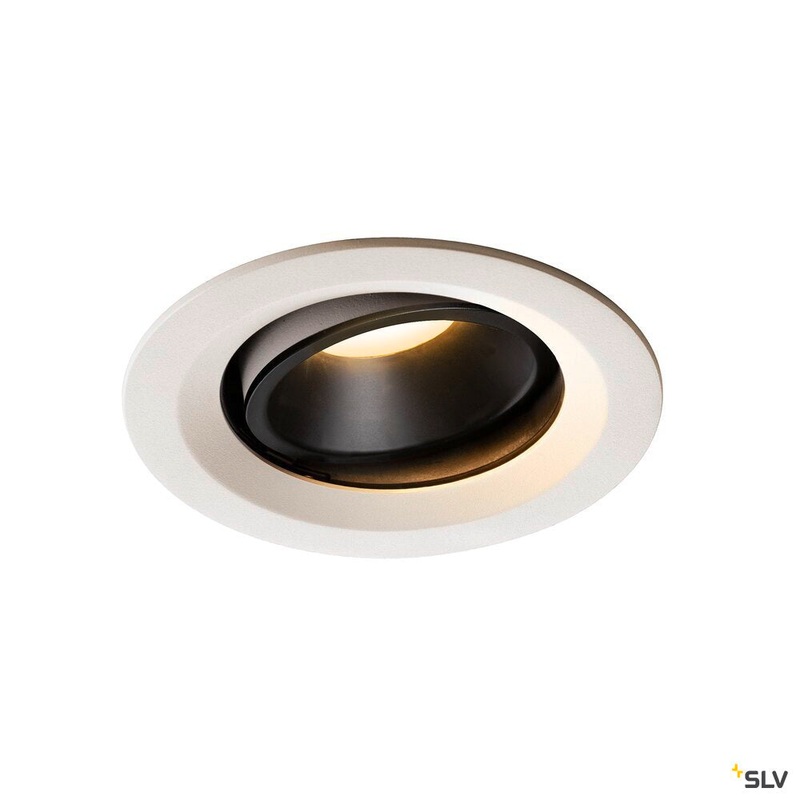 NUMINOS MOVE DL M, Indoor LED recessed ceiling light white/black 3000K 40 rotating and pivoting