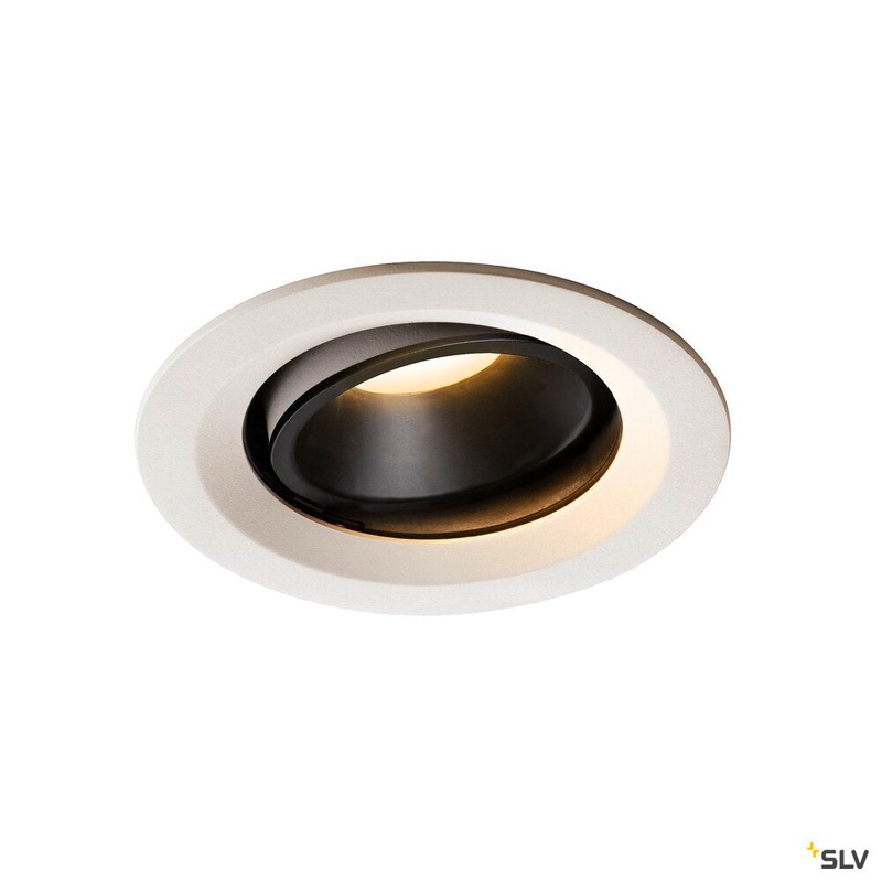 NUMINOS MOVE DL M, Indoor LED recessed ceiling light white/black 3000K 55 rotating and pivoting