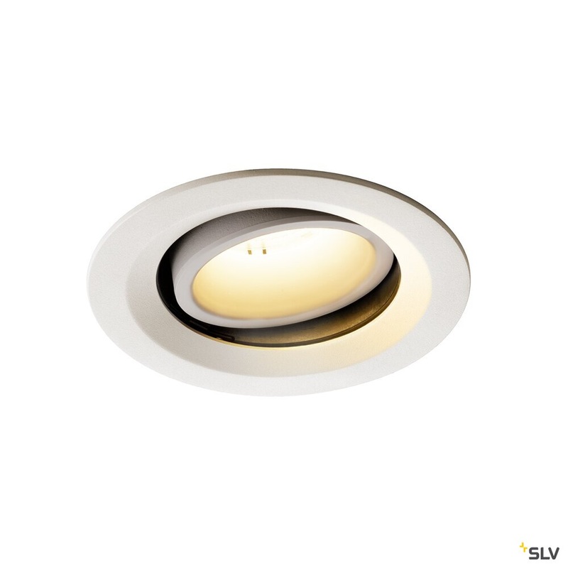 NUMINOS MOVE DL M, Indoor LED recessed ceiling light white/white 2700K 55 rotating and pivoting