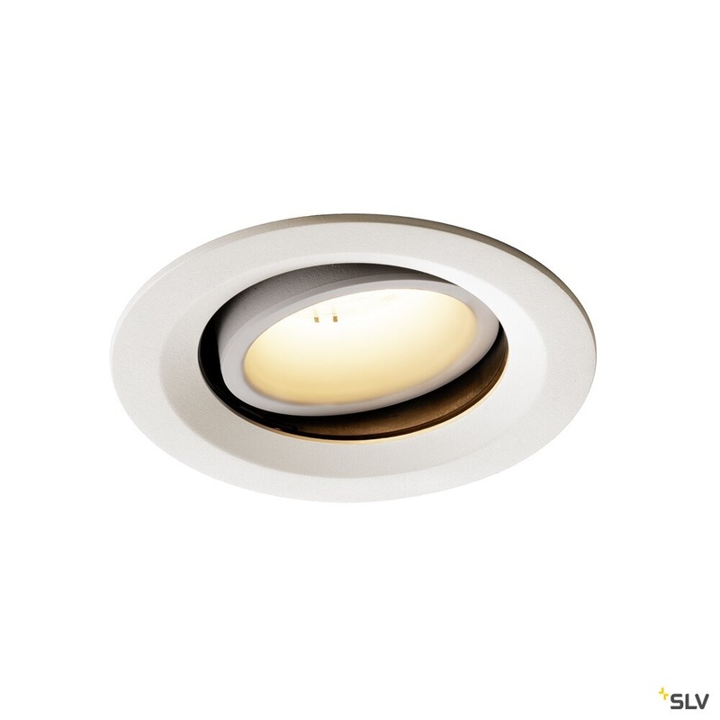 NUMINOS MOVE DL M, Indoor LED recessed ceiling light white/white 3000K 20 rotating and pivoting