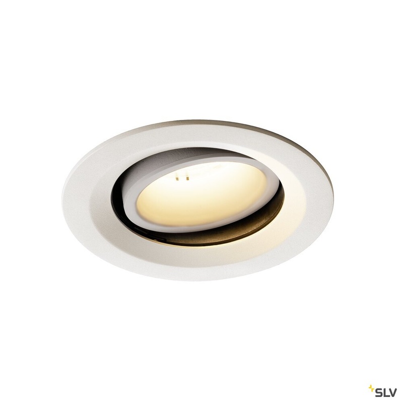 NUMINOS MOVE DL M, Indoor LED recessed ceiling light white/white 3000K 40 rotating and pivoting