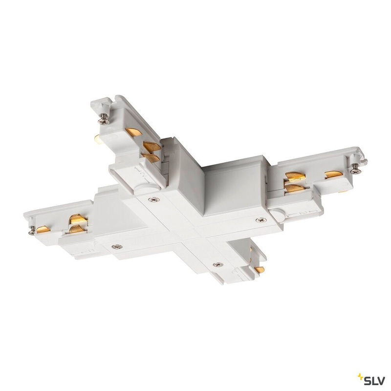 S-TRACK DALI X-connector, with feed-in capability, white