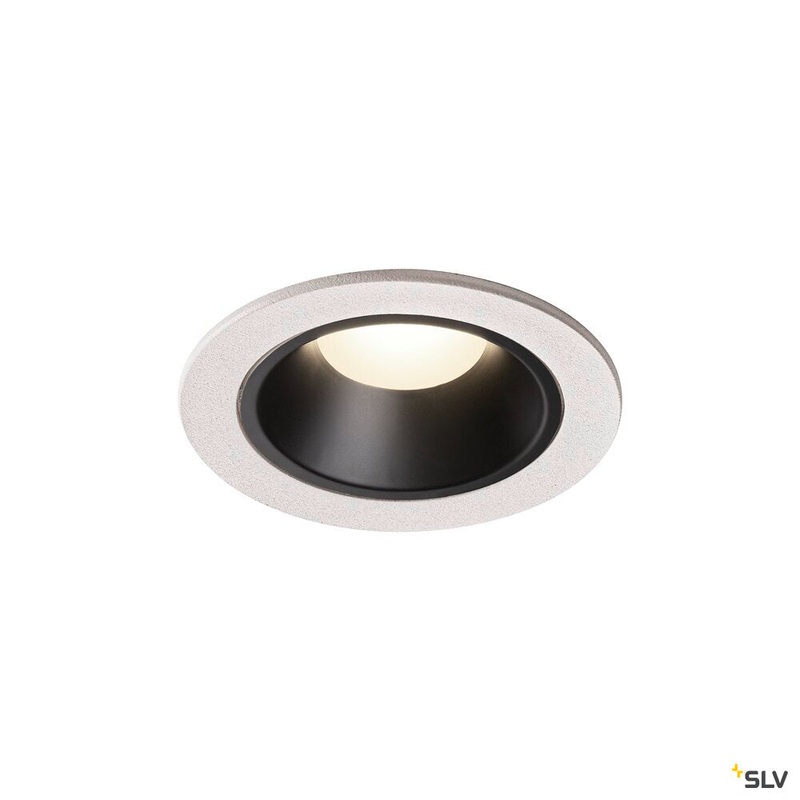 NUMINOS DL S, Indoor LED recessed ceiling light white/black 4000K 20 gimballed, rotating and pivoting, including leaf springs