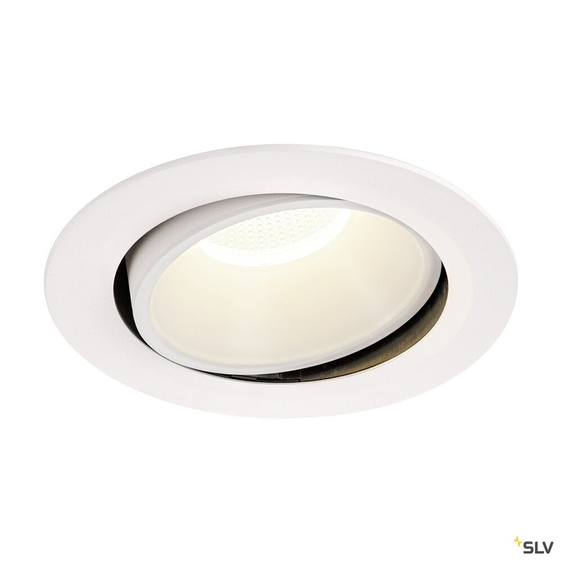 NUMINOS MOVE DL XL, Indoor LED recessed ceiling light white/white 4000K 20 rotating and pivoting