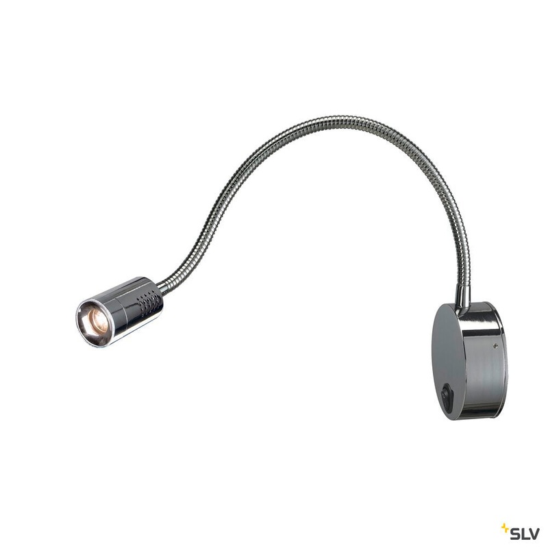 DIO FLEX PLATE, wall light, Power LED 1W, 3000K, chrome,