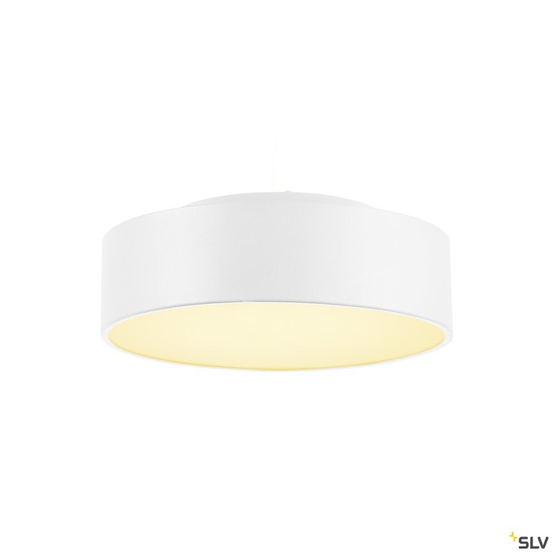 MEDO 30 ceiling light, LED, 3000K, round, white,  28 cm, can be converted to a pendant, 12W
