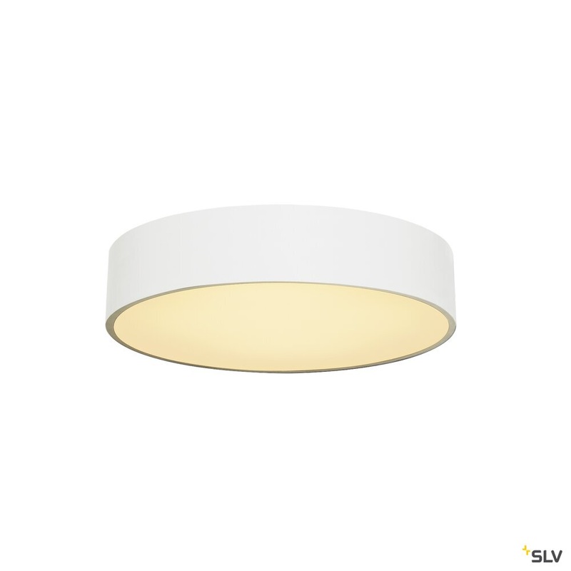 MEDO 40 ceiling light, LED, 3000K, round, white,  38 cm, can be converted to a pendant, 31 W