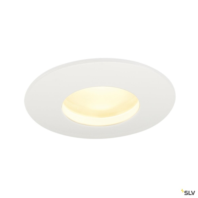 OUT 65, outdoor recessed ceiling light, LED, 3000K, round, white, 38, 12W, incl. driver