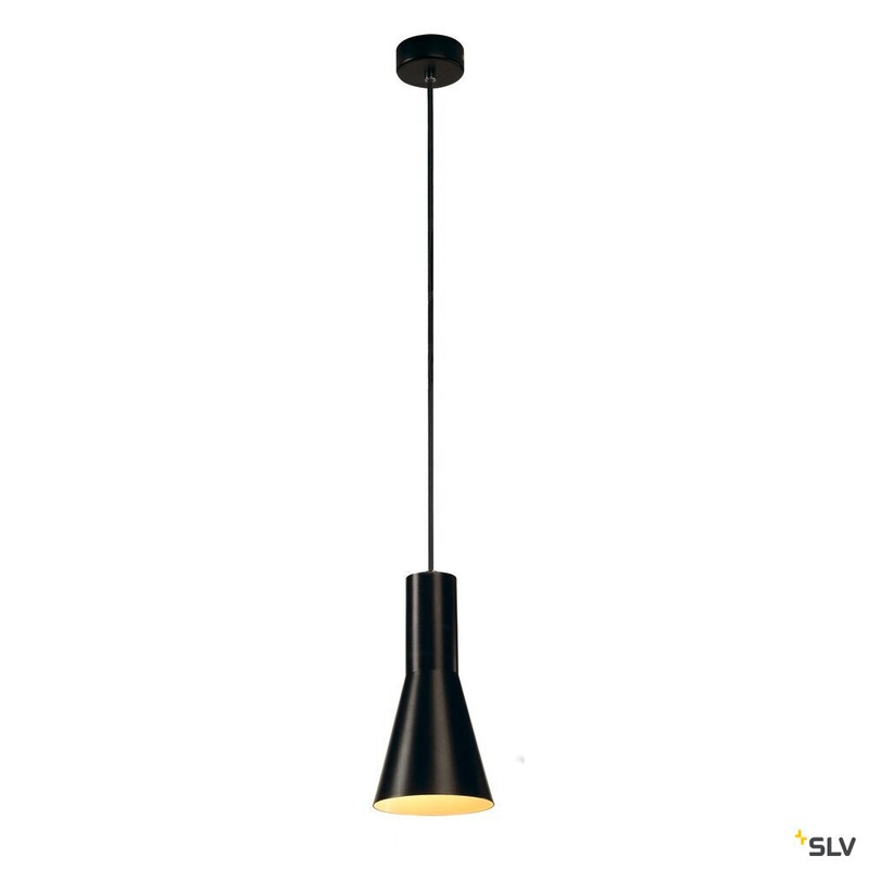 PHELIA pendant, TC-(D,H,T,Q)SE, black, /H 13/25.5 cm, max. 23W