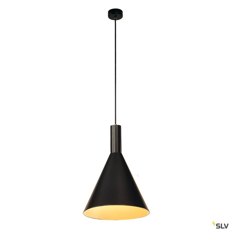 PHELIA pendant, TC-(D,H,T,Q)SE, black, /H 28/42 cm, max. 23W