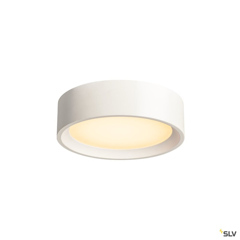 PLASTRA, ceiling light, LED, white, plaster, 3000K