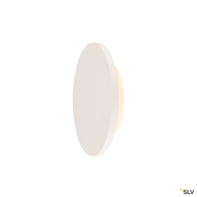 PLASTRA, wall light, LED, 3000K, round, white plaster,  30cm