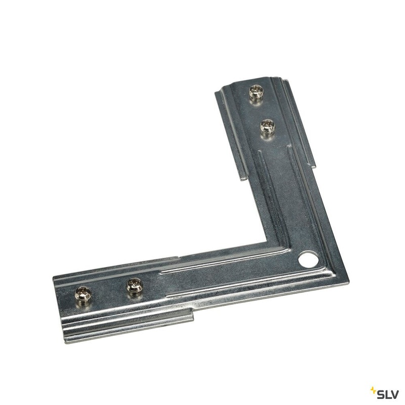 STABILISER CORNER CONNECTOR for 240V 1-phase  recessed track, matt nickel
