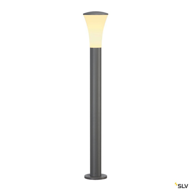 ALPA CONE 100, outdoor bollard light, TC-(D,H,T,Q)SE, IP55, anthracite, /H 7.3/108 cm, max. 24W