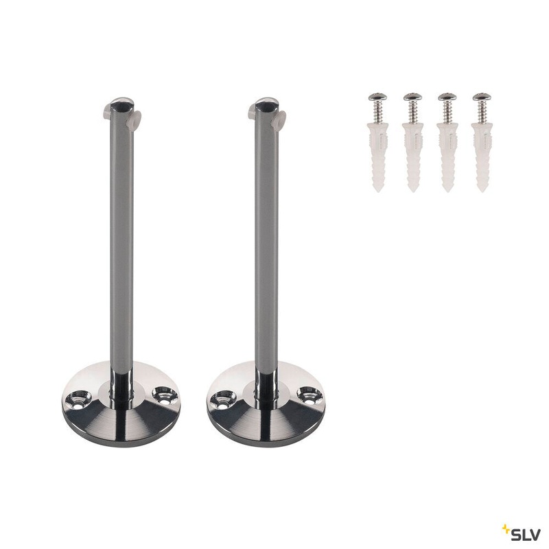 DEFLECTOR, for low-voltage cable system, chrome, 2 pieces, 16cm