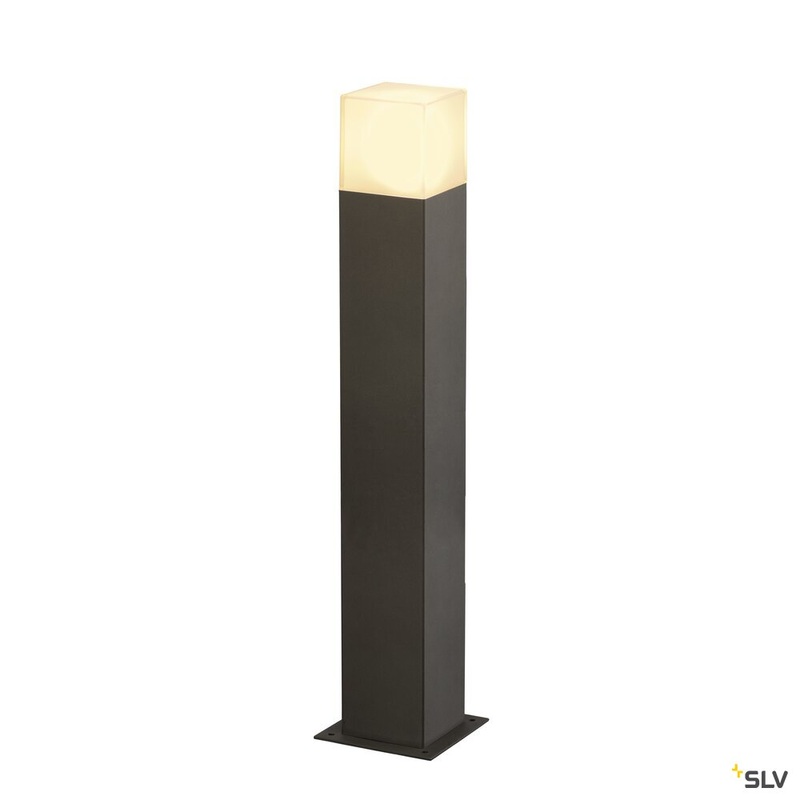 GRAFIT 60, outdoor floor stand, TC-DSE, IP44, anthracite, energy-saving lamp, L/W/H 12/12/60 cm, max. 11W