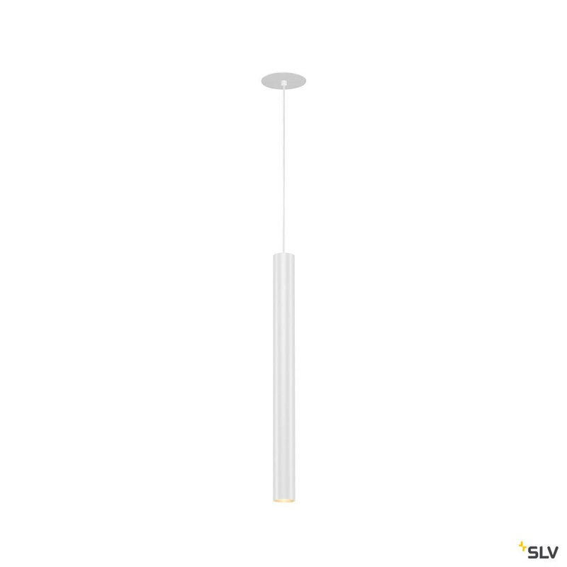 HELIA 45, pendant, LED, 3000K, round, white, flat canopy, 9W