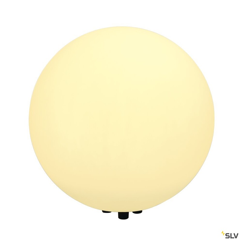 ROTOBALL FLOOR 50, outdoor floor stand, TC-(D,H,T,Q)SE, IP44, ball, white,  50 cm, max. 24W