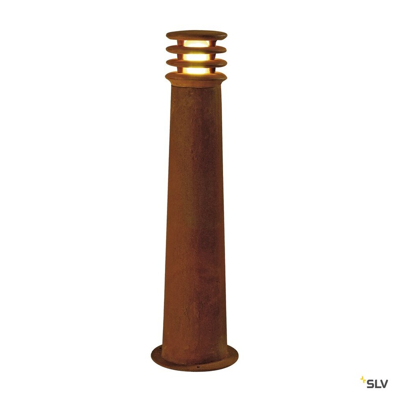 RUSTY 70, outdoor floor stand, TC-DSE, IP55, round, rusted steel, /H 19/70 cm, max. 11W