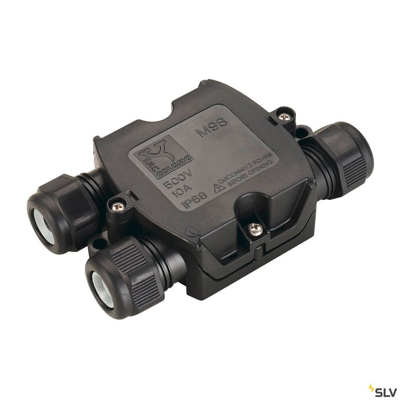 T-CONNECTION BOX, black, IP68