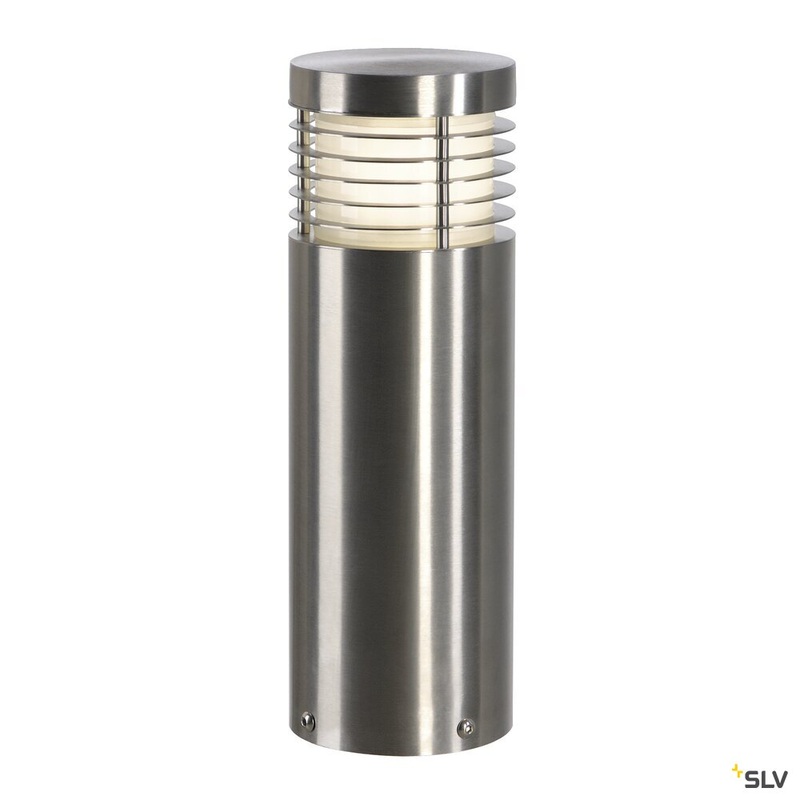 VAP SLIM 30, outdoor floor stand, TC-TSE, IP44, brushed stainless steel, /H 10/30 cm, max. 20W