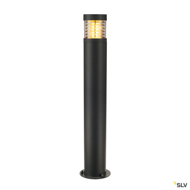 F-POL, outdoor floor stand, TC-(D,H,T,Q)SE, IP54, round, anthracite, max. 20W