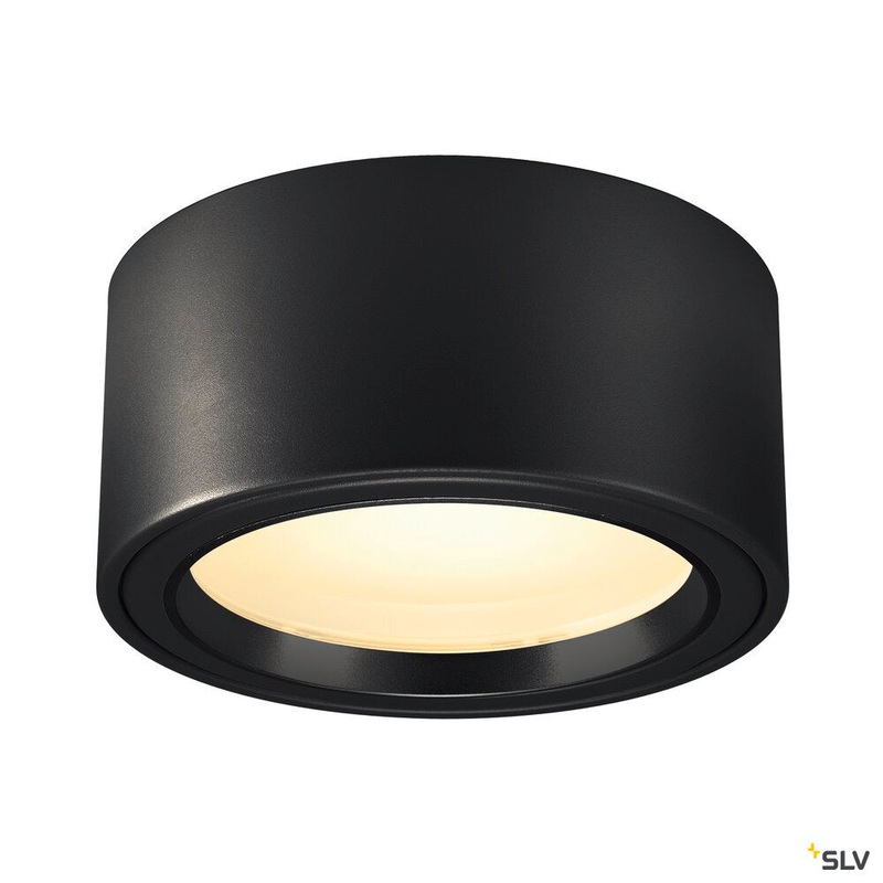 FERA 25 CL, LED Indoor surface-mounted ceiling light, black, 3000K, 100