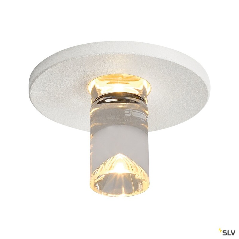 LIGHTPOINT, recessed fitting, LED, round, matt white, 3000K