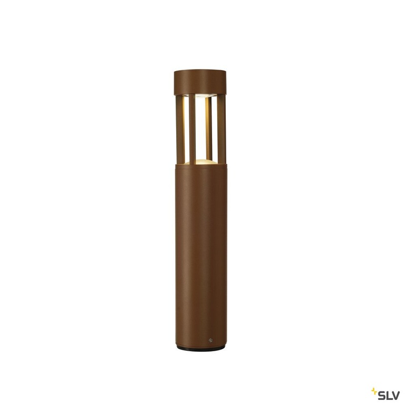 SLOTS 45, outdoor floor stand, LED, 3000K, rust, /H 9/46.5 cm, 6.3W