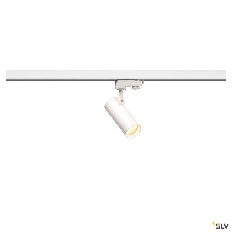HELIA 50, spot for 3-circuit high-voltage track, LED, 3000K, white, 35, incl. 3-circuit adapter