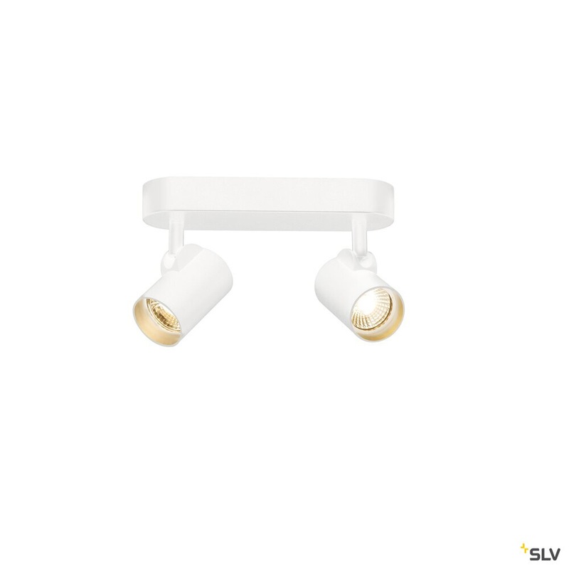 HELIA, wall and ceiling light, double-headed, LED, 3000K, 35, white