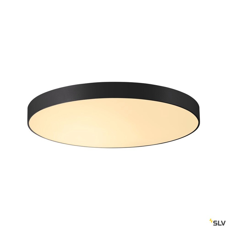 MEDO 90 ceiling light, LED, 3000K, round, black,  90 cm, can be converted to a pendant, 120W
