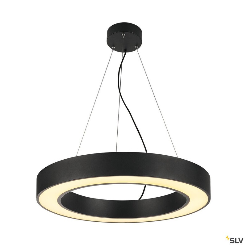MEDO RING, pendant, LED, black,  60 cm, incl. LED driver