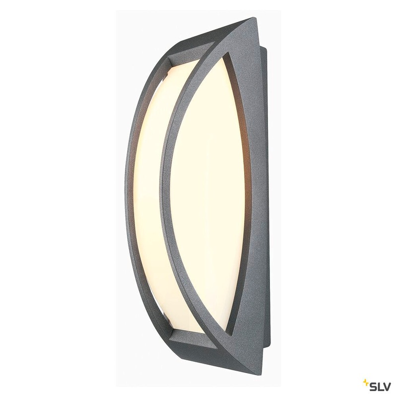 MERIDIAN 2, outdoor wall and ceiling light, TC-(D,H,T,Q)SE, IP54, anthracite, max. 25W