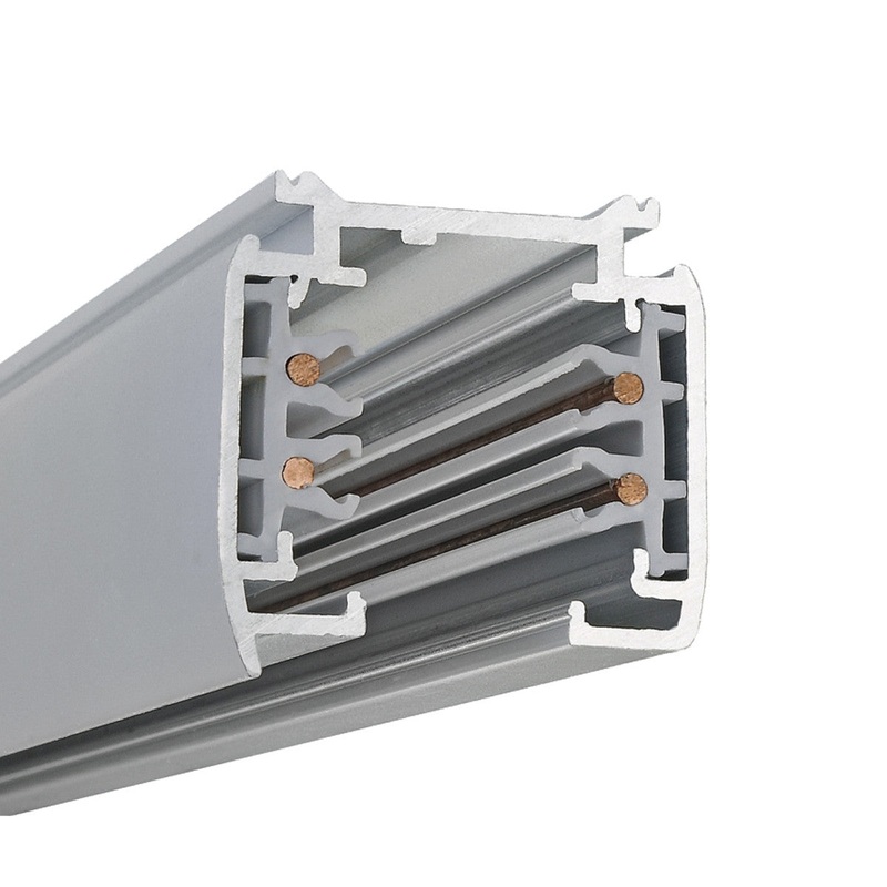 Powergear 3-circuit track 1 M track (1000mm) – White