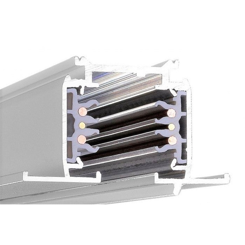 Powergear Recessed 3-circuit Dali track 2 M track (2000mm) – White