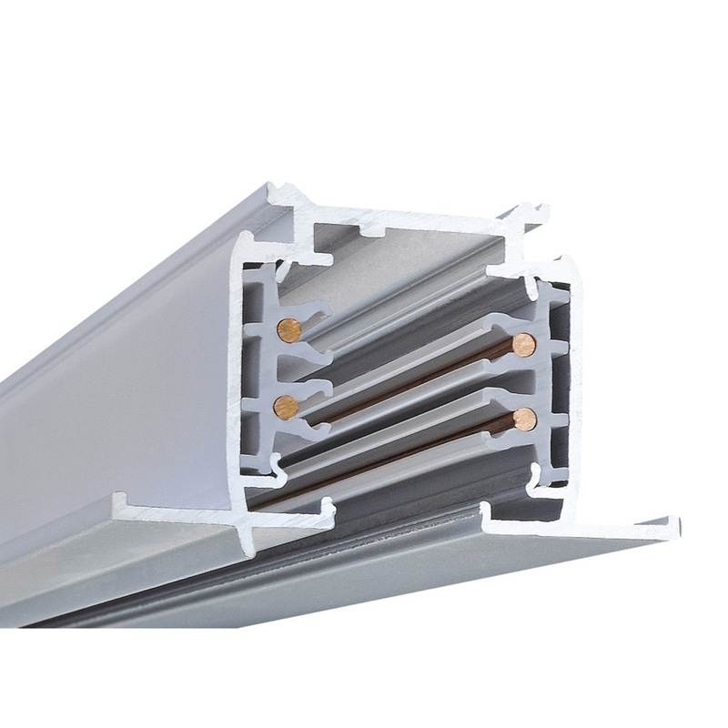 Powergear Recessed 3-circuit track 2 M track (2000mm) – White